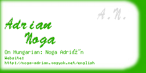 adrian noga business card